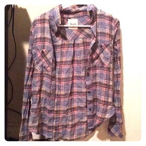 Long sleeve flannel shirt